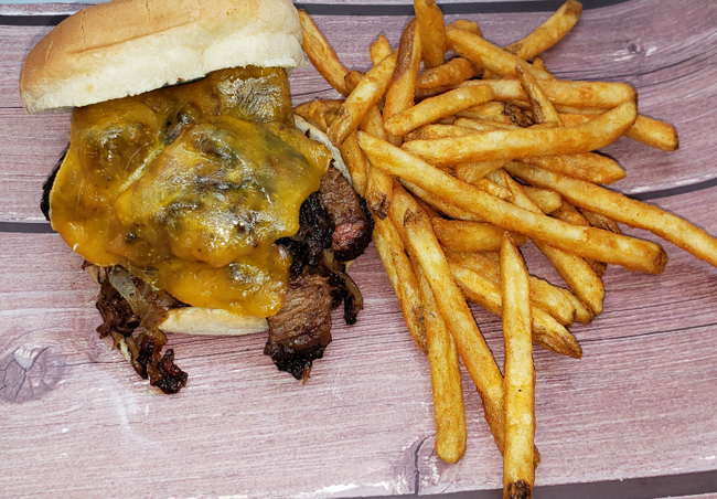 Chopped Brisket Sandwich
