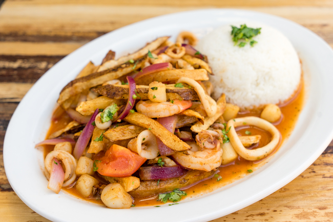 Saltado de Mariscos