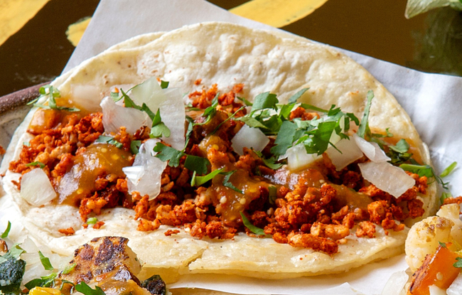 Vegan Chorizo Taco