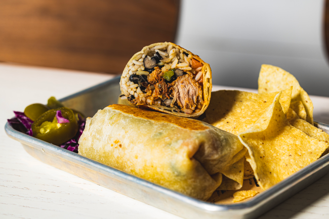 BBQ Pulled Pork Burrito