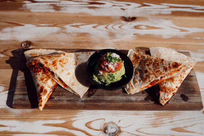 GROUND BEEF QUESADILLA