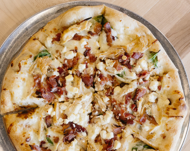 CHICKEN BACON RANCH PIZZA