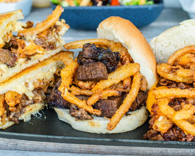Chopped Brisket Sandwich
