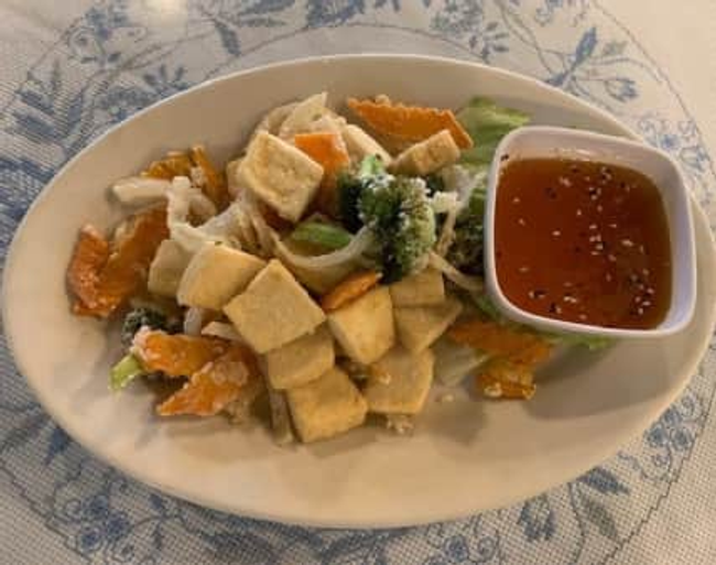 Golden Crispy Tofu