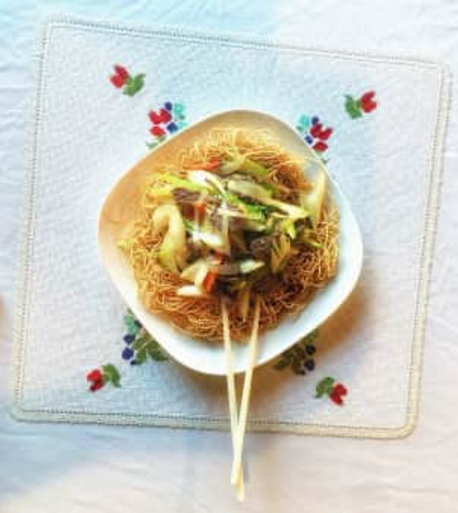 Crispy Egg Noodle - Nest