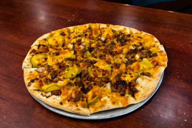 Bacon Cheeseburger Pizza