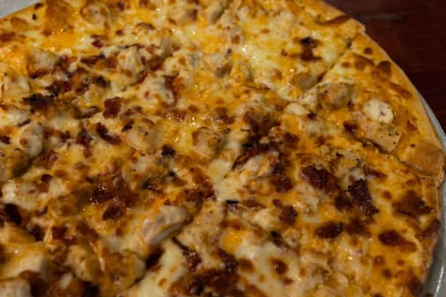 Spicy Ranch Buffalo Chicken Pizza