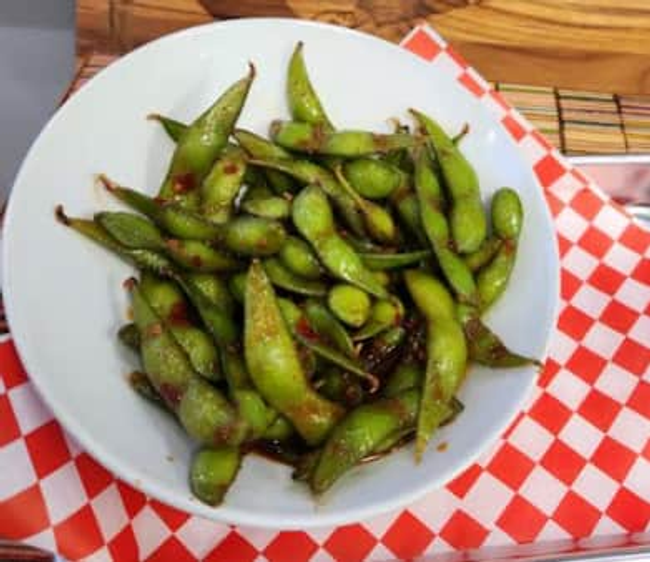 Spicy edamame