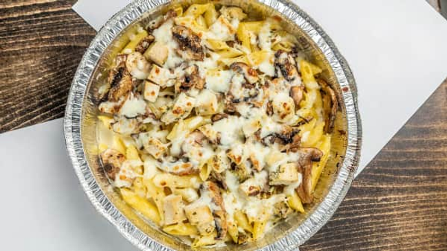 Chicken Mushroom Alfredo Pasta