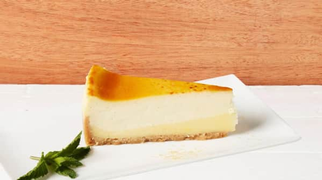 Crème Brulée Cheesecake Slice