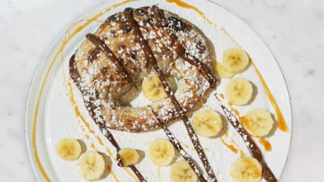Bananas & Caramel Nutella Calzone