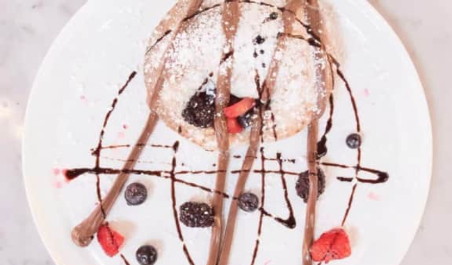 Signature Nutella Calzone with Fresh Berries