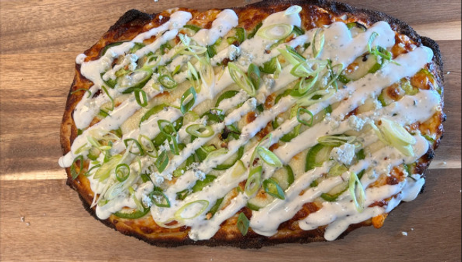 Pinsa of the month-Buffalo Chicken