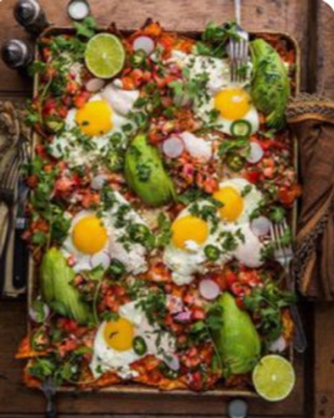 Large-Tray Chilaquiles