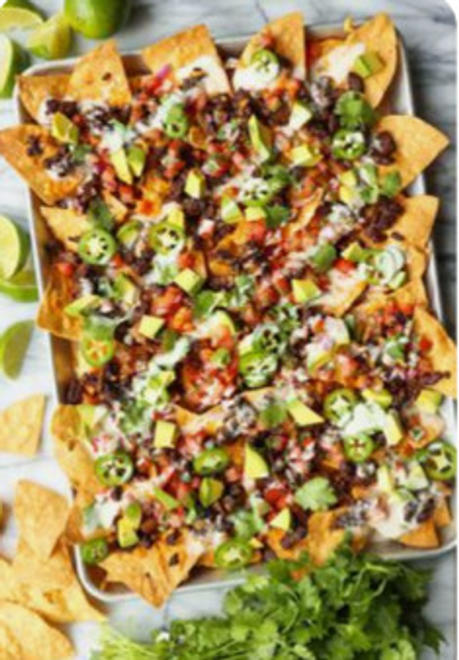 Large-Tray Super Nachos