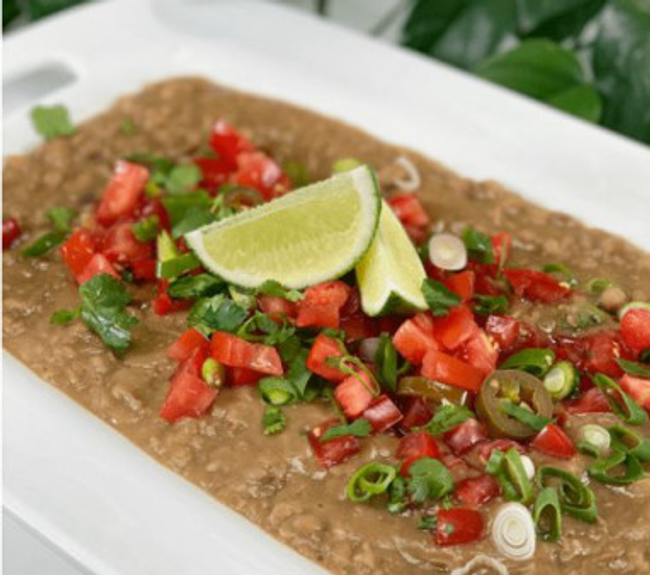 Half-Tray Refried Pinto Beans