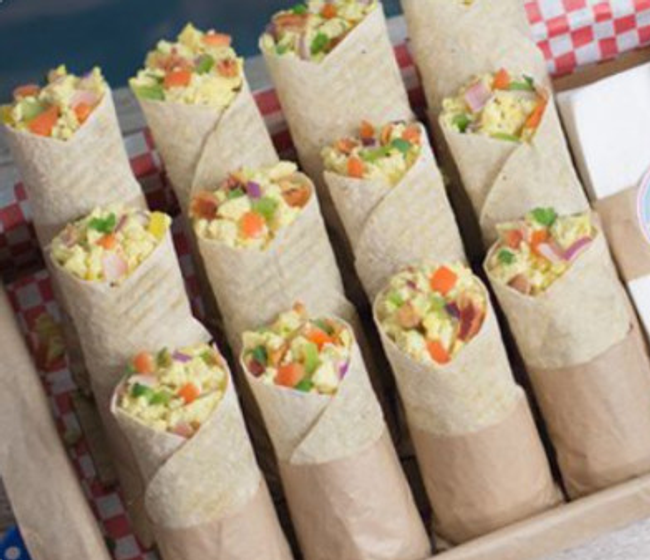 10 Breakfast Burrito Tray