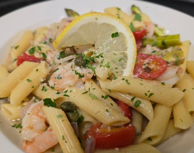 Shrimp Scampi Penne