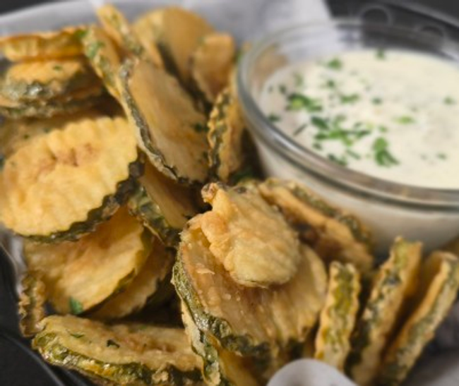 Crispy Pickle Chips