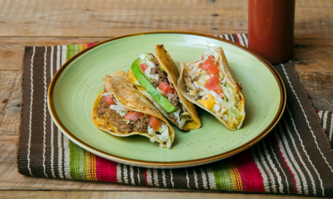 Fried Taco Combo (4)