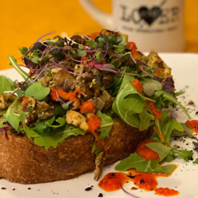 Wild Mushroom & Avocado Toast