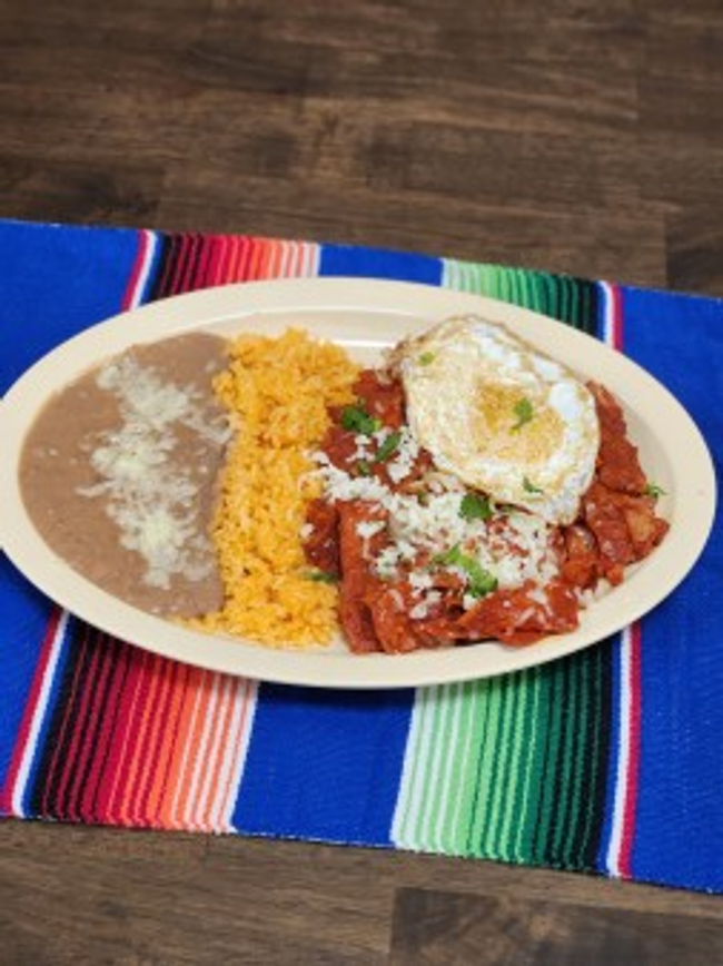 Chilaquiles Rojos Combo