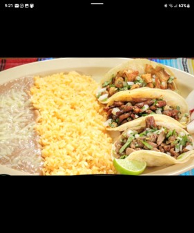 3 Soft Tacos Combo