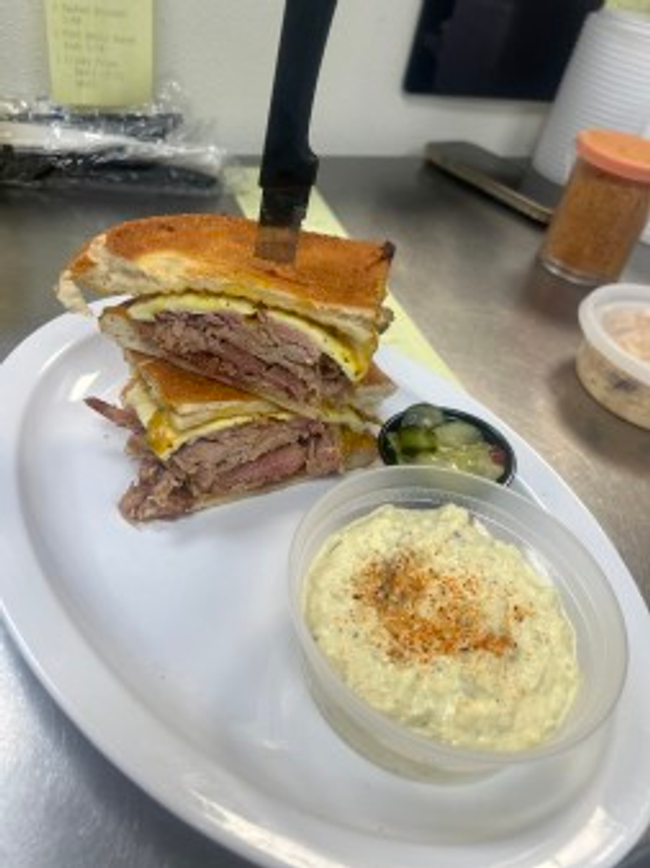 Fry Bread Cuban Sandwich (only)