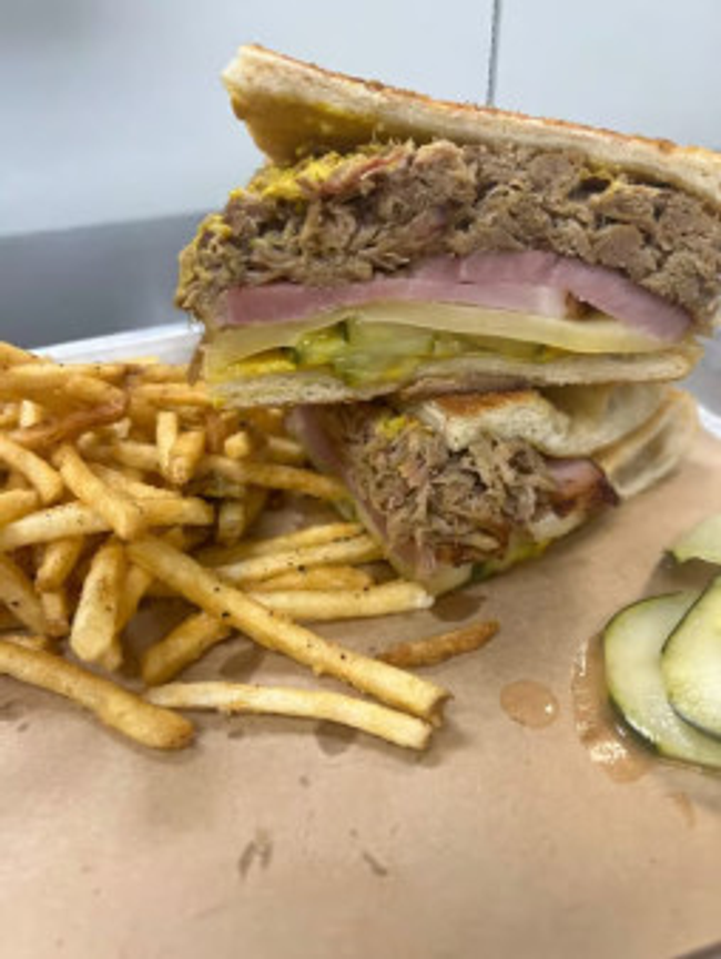 Fry Bread Cuban Sandwich Combo