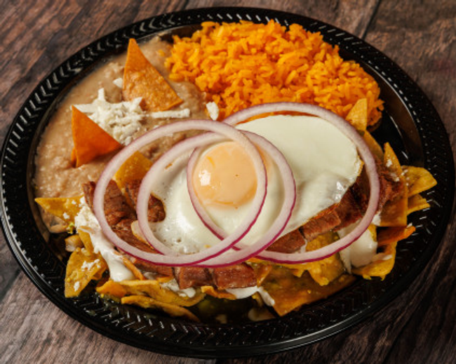 Chilaquiles Breakfast Plate