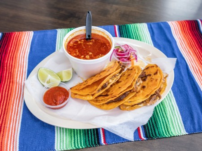 QuesaBirria Tacos Plate