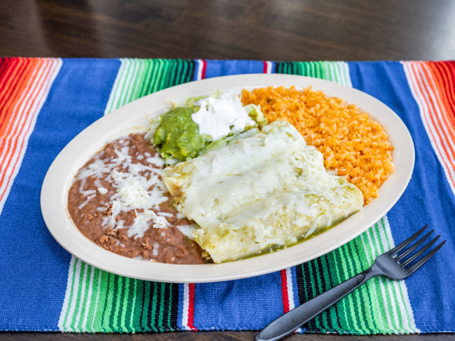 3 Enchiladas Combo Green/Verdes