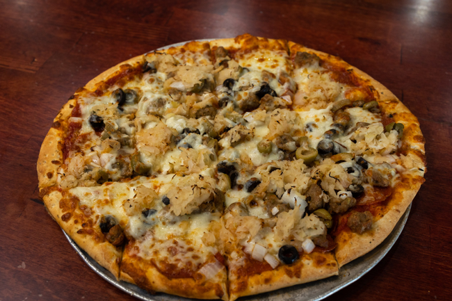 Sauerkraut Supreme Pizza