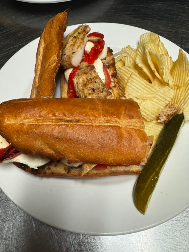 Grilled Chicken & Fresh Mozzarella Hero