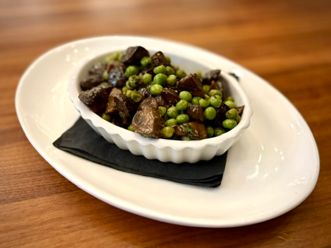 Mushroom and Peas