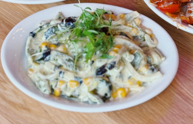 Rajas con Crema + Chips