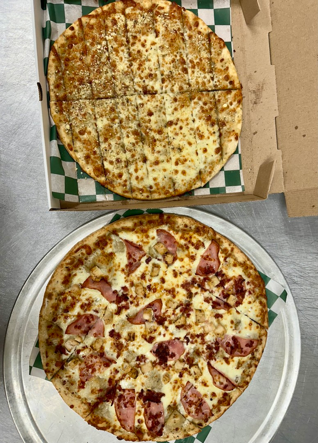 44.99 2 LGs & Garlic Cheesesticks