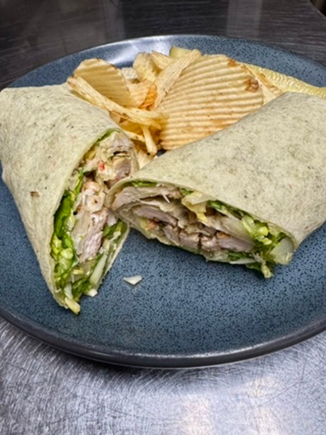 Grilled Chicken Caesar Wrap Lunch
