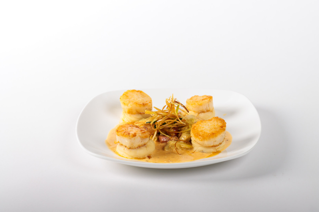 Seared Diver Scallops