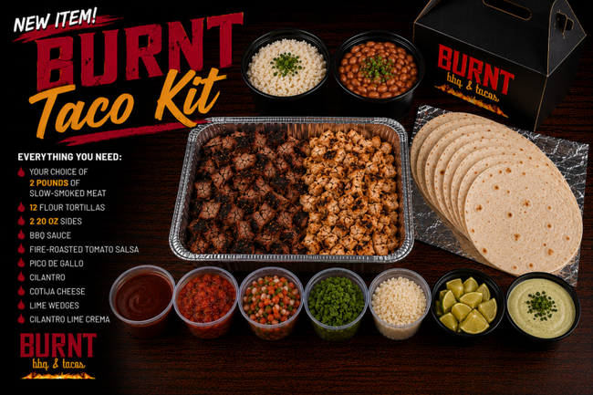 "NEW" Burnt BBQ Tacos Kit