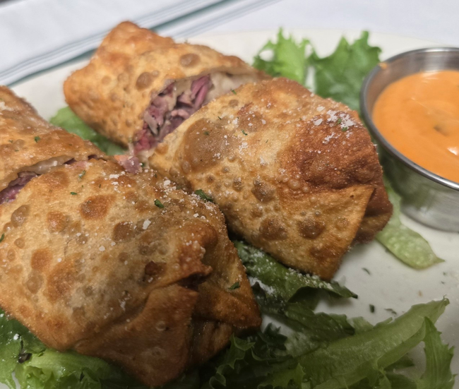 Reuben Egg Rolls