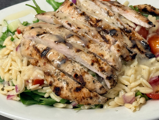 Grilled Chicken & Orzo