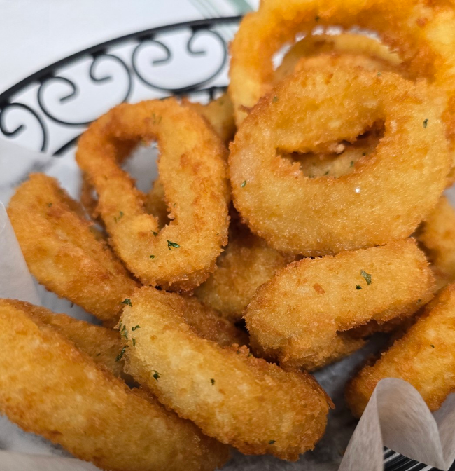 Basket Of Onion Rings