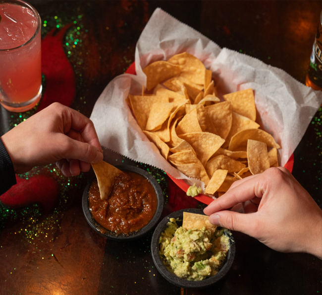 Our Fresh House Guacamole & Salsa Fresca