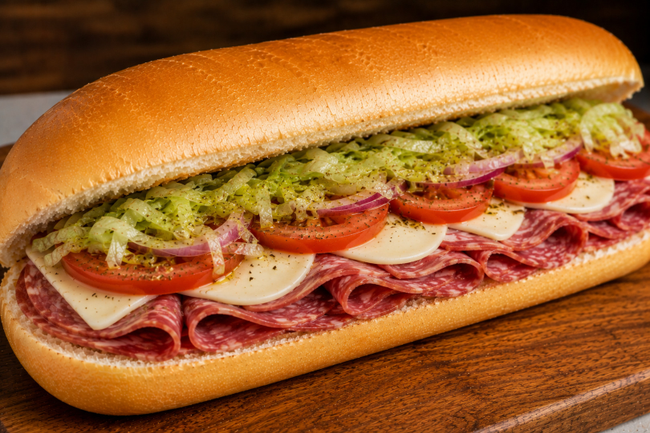 Salami & Cheese Sandwich