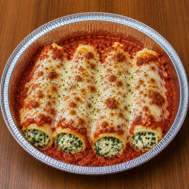 Baked Spinach Cannelloni