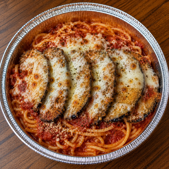 Eggplant Parmigiana Dinner