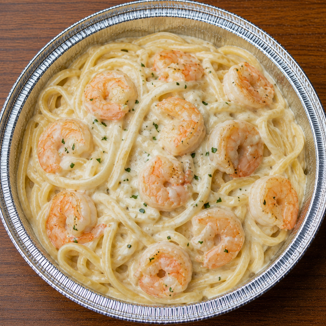 Garlic Shrimp Linguine