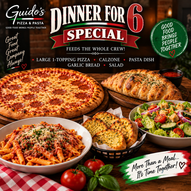 Dinner for 6 Special