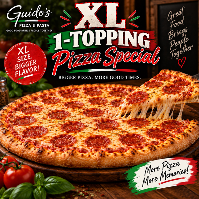 XL 1-Topping Special